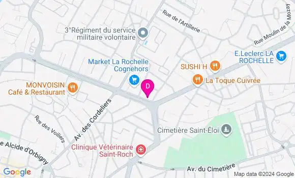 Localisation Margaux Capitaine