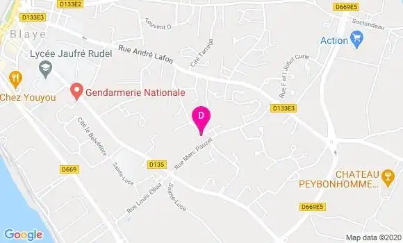 Localisation Anne Catherine Airieau