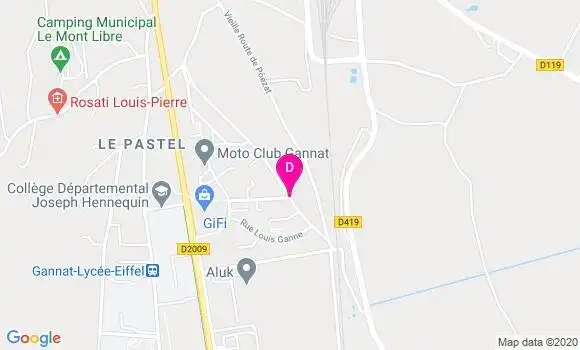 Localisation Alexandre Fauron