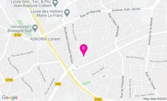 Localisation Jean Marc Ricouart