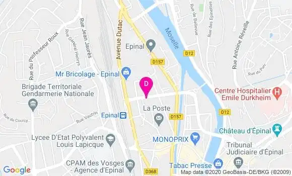 Localisation Charles Antoine Vanlaeys