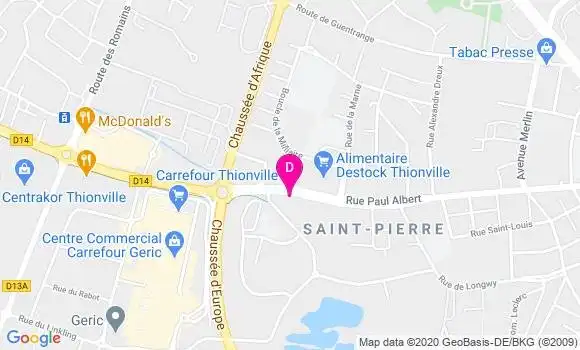Localisation Pierre Henry Mey