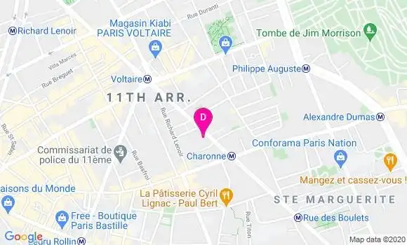 Localisation Yves Uzan