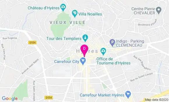 Localisation Marc Antoine Verdino