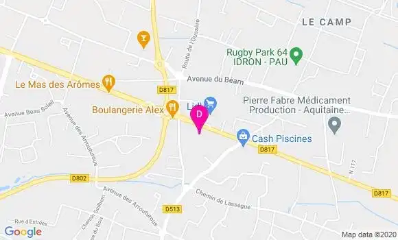 Localisation Sandra Chatellier