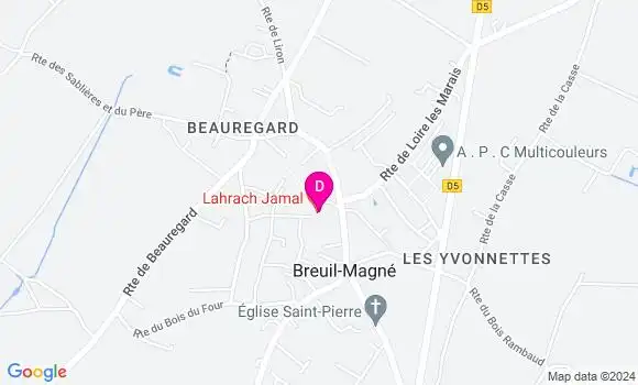 Localisation Virginie Bado