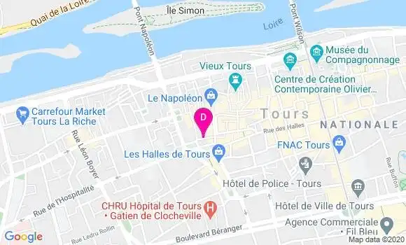 Localisation Alexandre Vrain