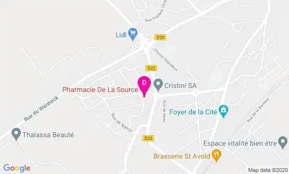 Localisation Alain Becker