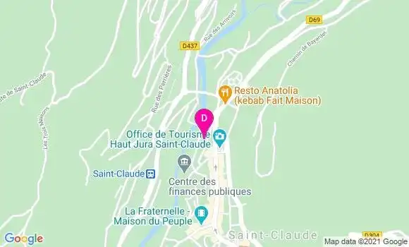 Localisation Isabelle Maudet