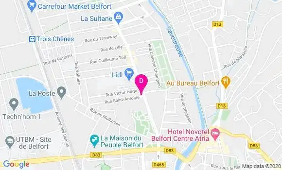 Localisation Jean Marc Baillot D Etivaux