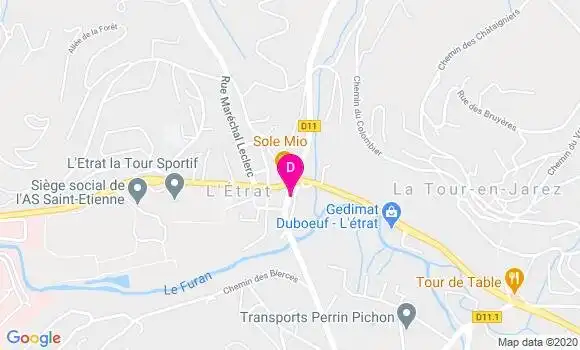 Localisation Claudine Reboul