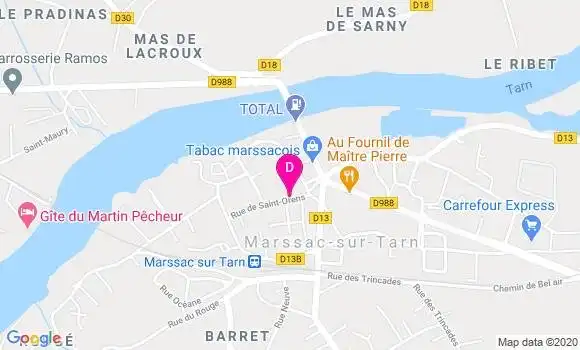 Localisation Isabelle Rotier