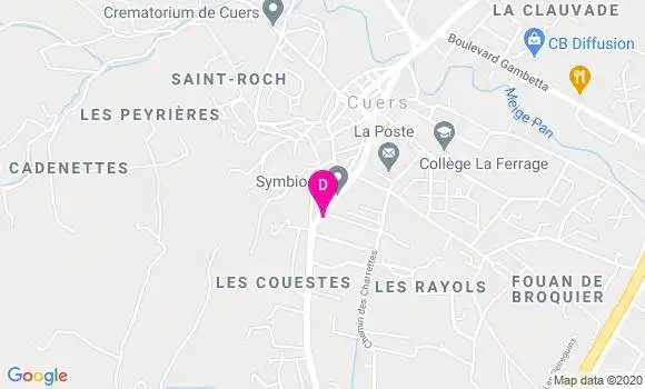 Localisation Christine Dupre