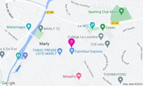 Localisation Catherine Dugny Horvath