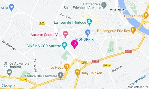 Localisation Célia Grond