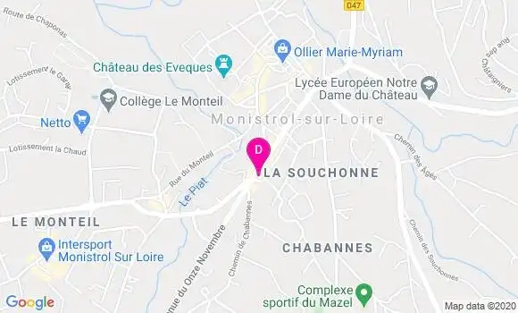 Localisation Francois Moncozet