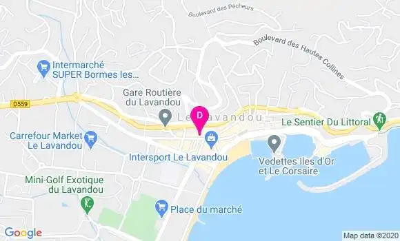 Localisation Sabine Lassale Riccardi