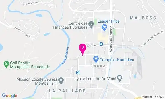 Localisation Fabrice Vernet