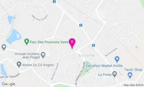 Localisation Nathalie Chretien