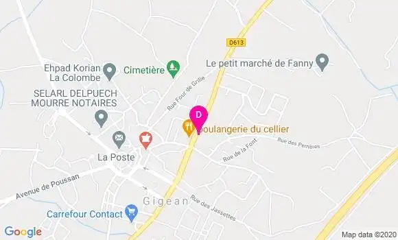 Localisation Muriel Aubailly