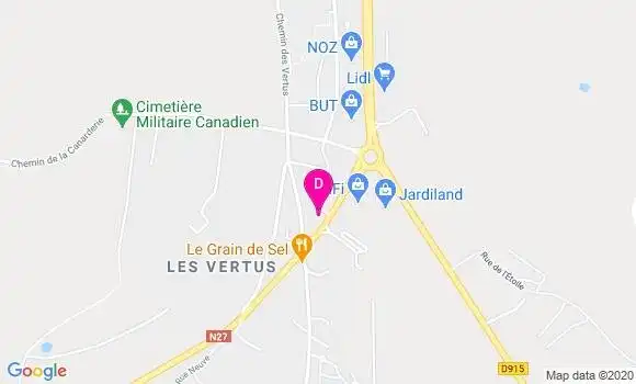 Localisation Francois Vandervorst