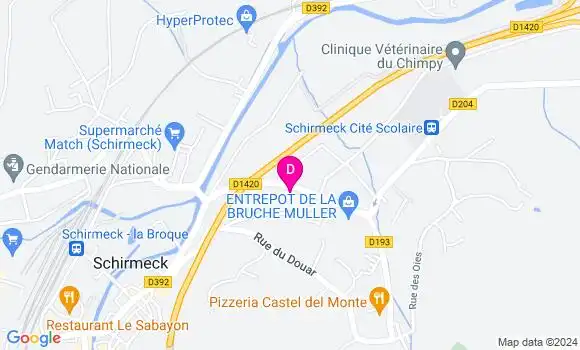 Localisation Louis Adrien Dubief