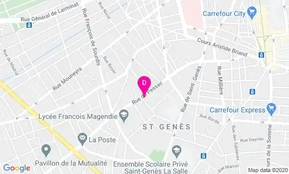 Localisation Marie Sophie Rousiot Roquebert