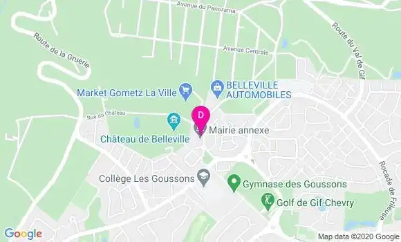 Localisation Emilie Norguet