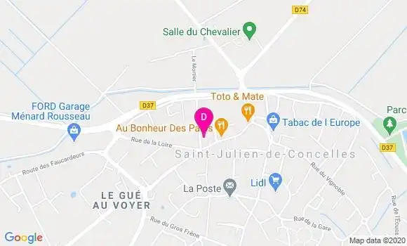 Localisation Aurore Pezier
