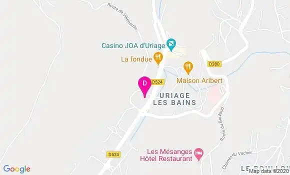 Localisation Franck Begouin