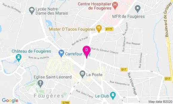 Localisation Laura Perrin