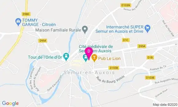 Localisation Edith Dupont