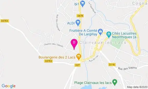 Localisation Emmanuelle Guinet