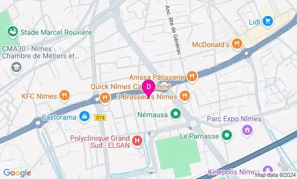 Localisation Natacha Raynaud