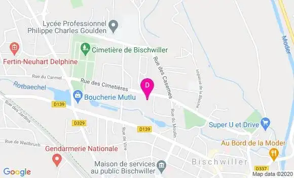 Localisation Jean Baptiste Batzenhoffer