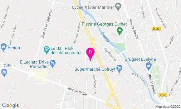 Localisation Fabrice Dornier