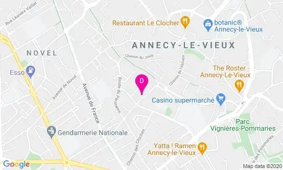 Localisation Thierry Chatagnon