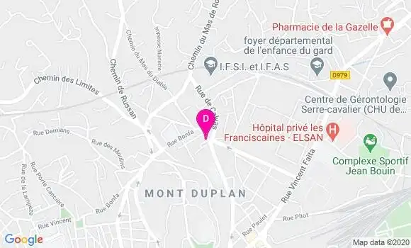 Localisation Francois Xavier Coste