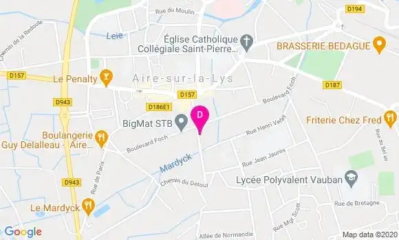 Localisation Leonce Degrave
