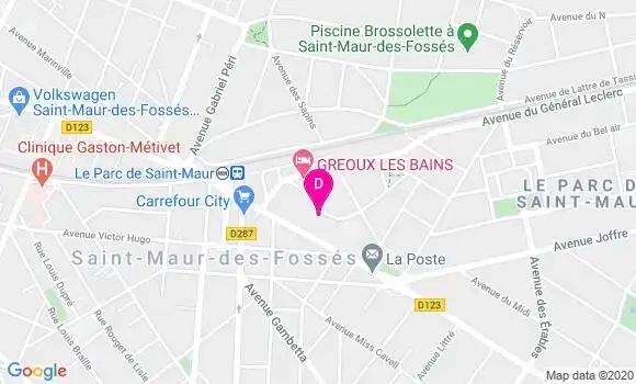 Localisation Sabine Amar