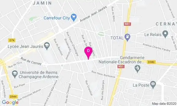 Localisation Christine Carpentier Laluc