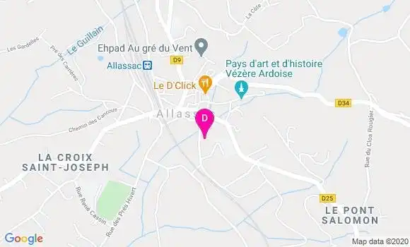 Localisation Anne Francisci Deby