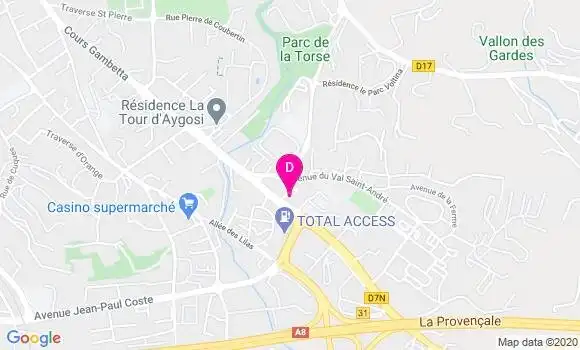 Localisation Stephanie Ortet