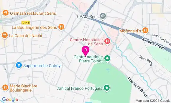 Localisation Monica Searpe
