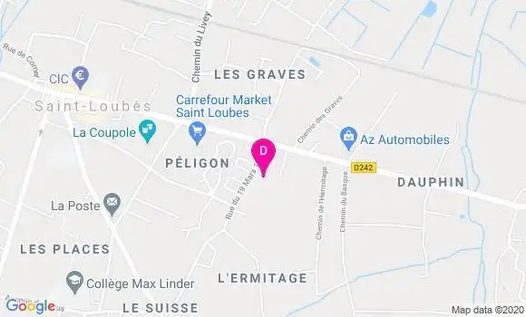 Localisation Vincent Gaillard