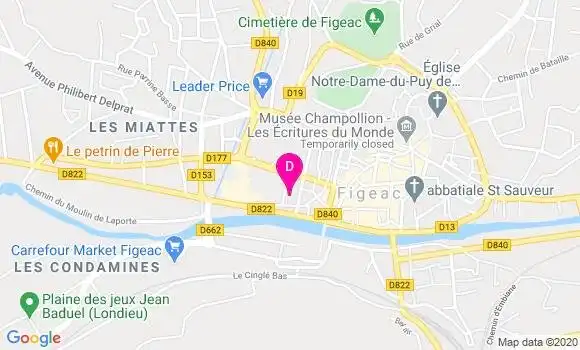 Localisation Serge Lavernhe