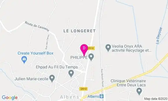 Localisation Cecile Begon Millet