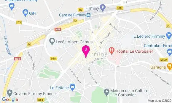 Localisation Benjamin Debard