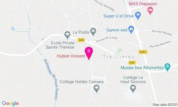 Localisation Nicolas Nourry