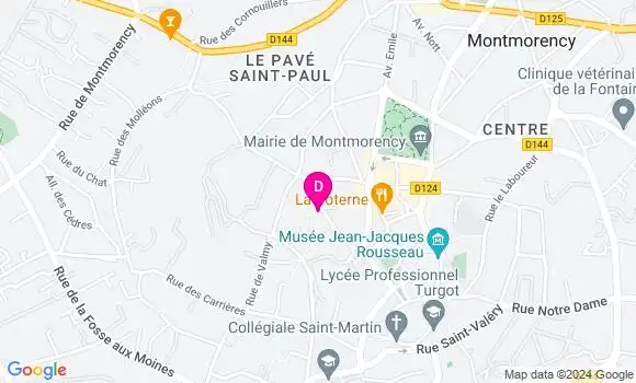 Localisation Capucine Vignal
